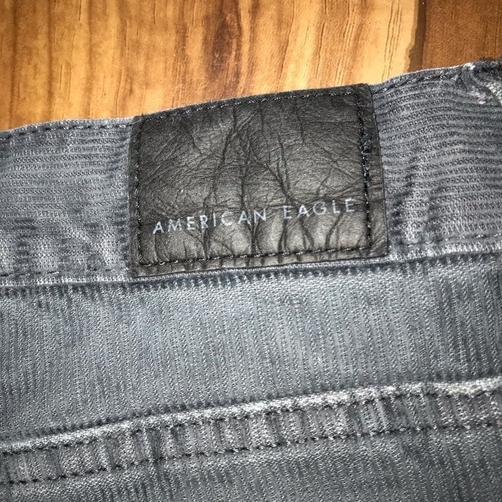 American Eagle Dark Grey Mom Jean - Picture 13 of 16